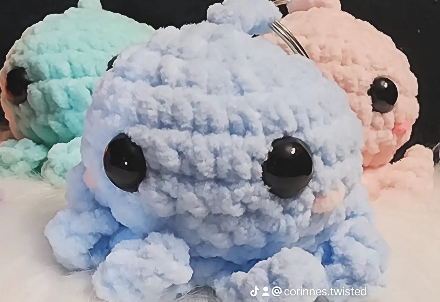 Mini Octopus Keychains