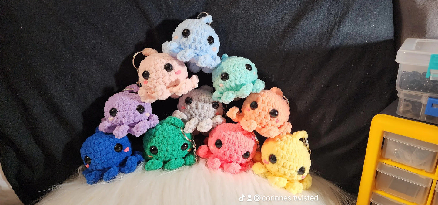 Mini Octopus Keychains